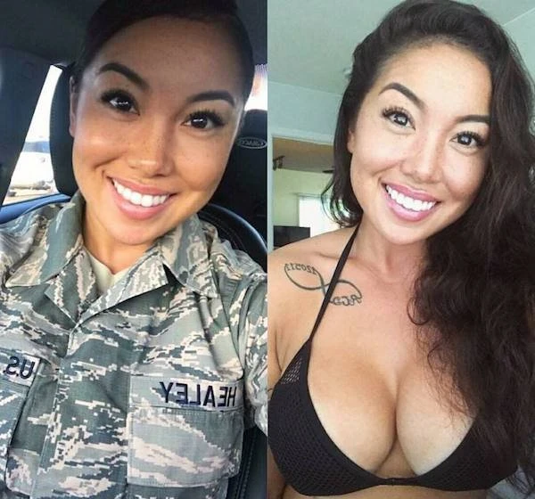 Hot Girls and Women in Uniform at Work (33 Explicit Photos)