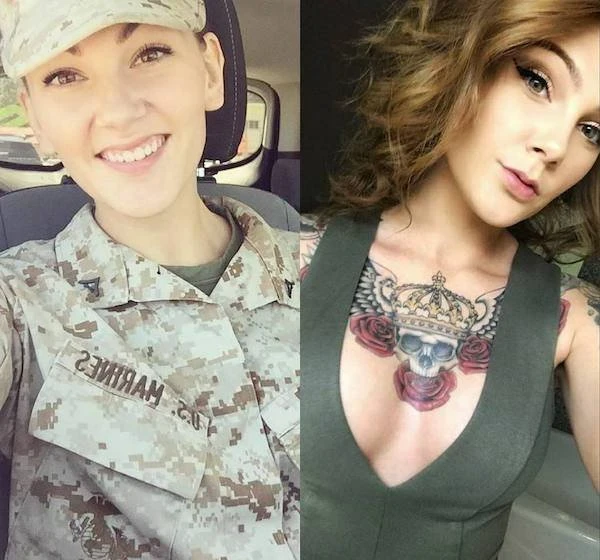 Hot Girls and Women in Uniform at Work (38 Photos): Sexy and Seductive Looks