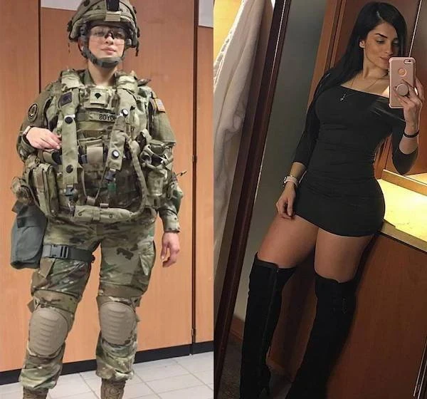 Hot Girls and Women in Uniform at Work (38 Photos): Sexy and Seductive Looks