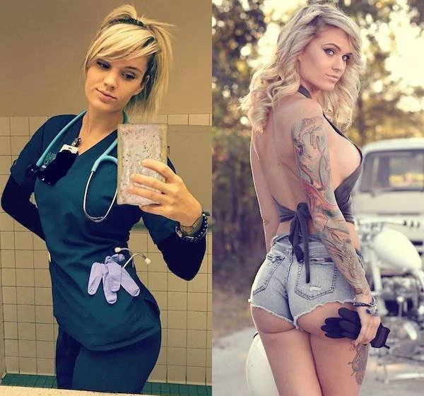 Hot Girls and Women in Uniform at Work (38 Photos): Sexy and Seductive Looks
