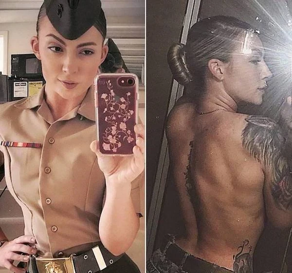 Hot Girls and Women in Uniform at Work (38 Photos): Sexy and Seductive Looks