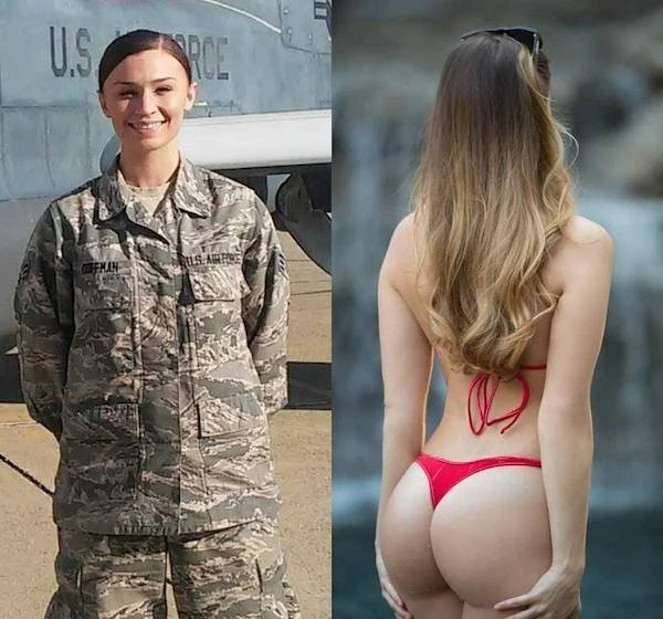Hot Girls and Women in Uniform at Work (38 Photos): Sexy and Seductive Looks