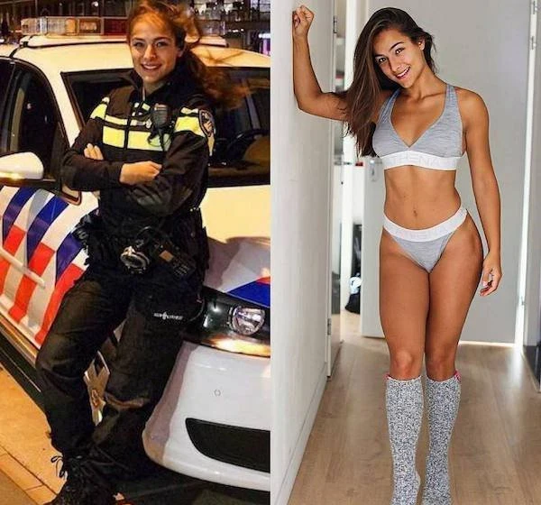 Hot Girls and Women in Uniform at Work (38 Photos): Sexy and Seductive Looks