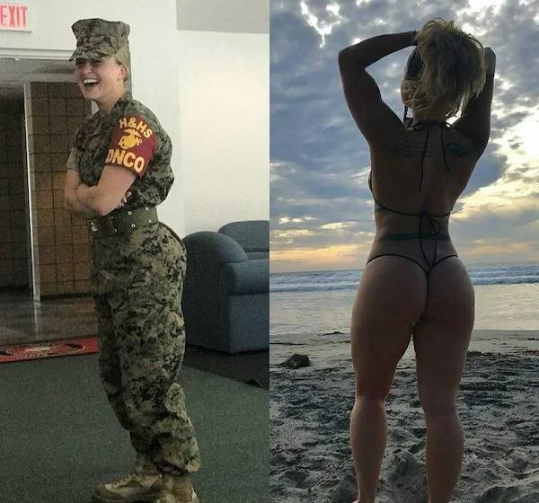 Hot Girls and Women in Uniform at Work (38 Photos): Sexy and Seductive Looks