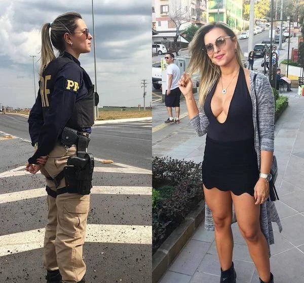 Hot Girls and Women in Uniform at Work (38 Photos): Sexy and Seductive Looks