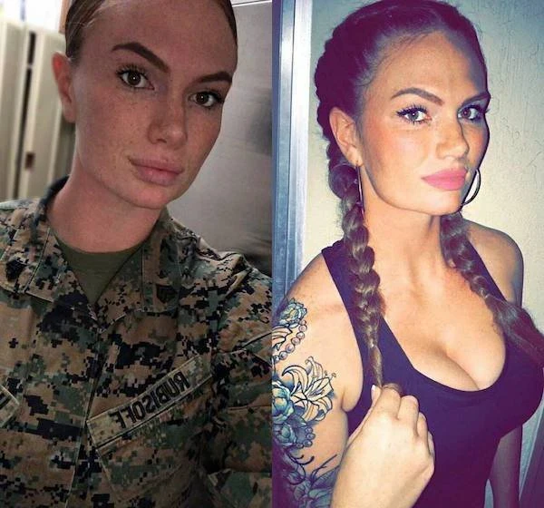Hot Girls and Women in Uniform at Work (38 Photos): Sexy and Seductive Looks