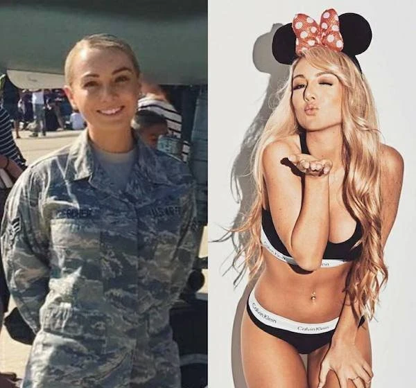 Hot Girls and Women in Uniform at Work (38 Photos): Sexy and Seductive Looks