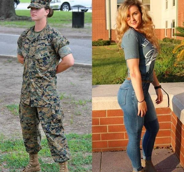Hot Girls and Women in Uniform at Work (38 Photos): Sexy and Seductive Looks