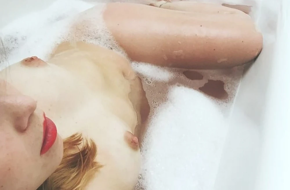 Intense Anal Masturbation in the Bathroom - Amateur Porn Photo