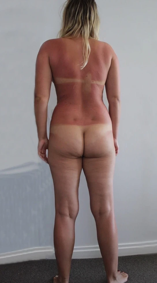 Blonde Sucks and Licks Balls - Explicit Amateur Porn Photo