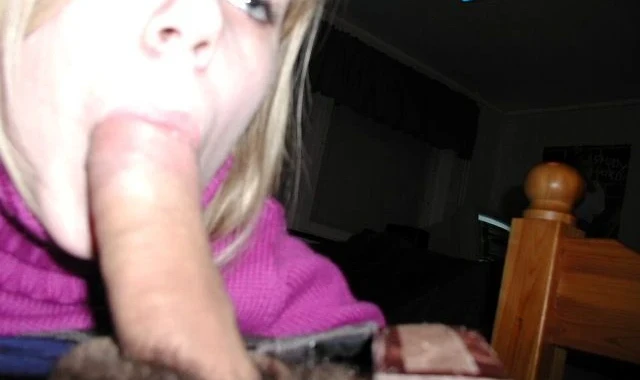 Lady Loves Sucking Cock: Explicit Amateur Blowjob Photos