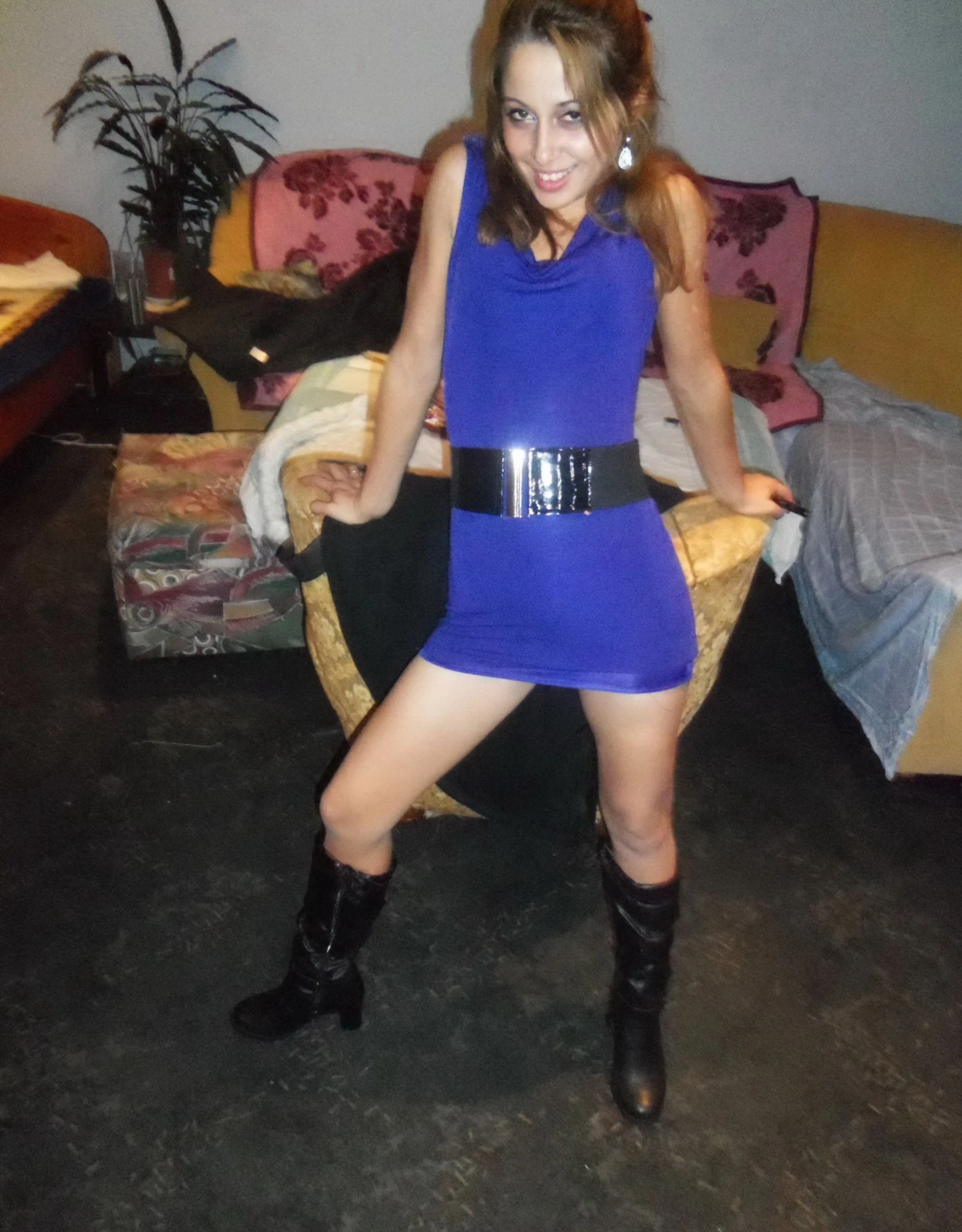 Amateur Girl Strips Pantyhose and Panties for Boyfriend - Explicit Homemade Porn