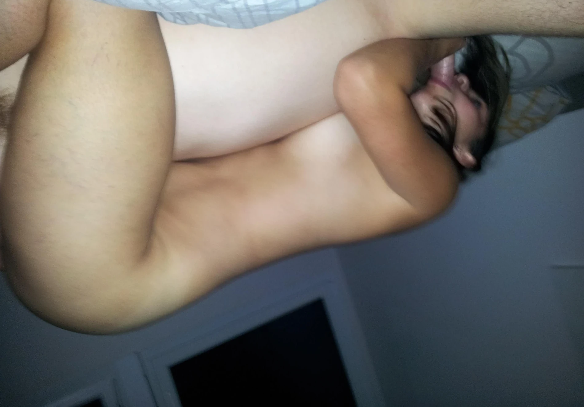 Hot Brunette's Naughty Home Entertainment - Explicit Amateur Porn Pics