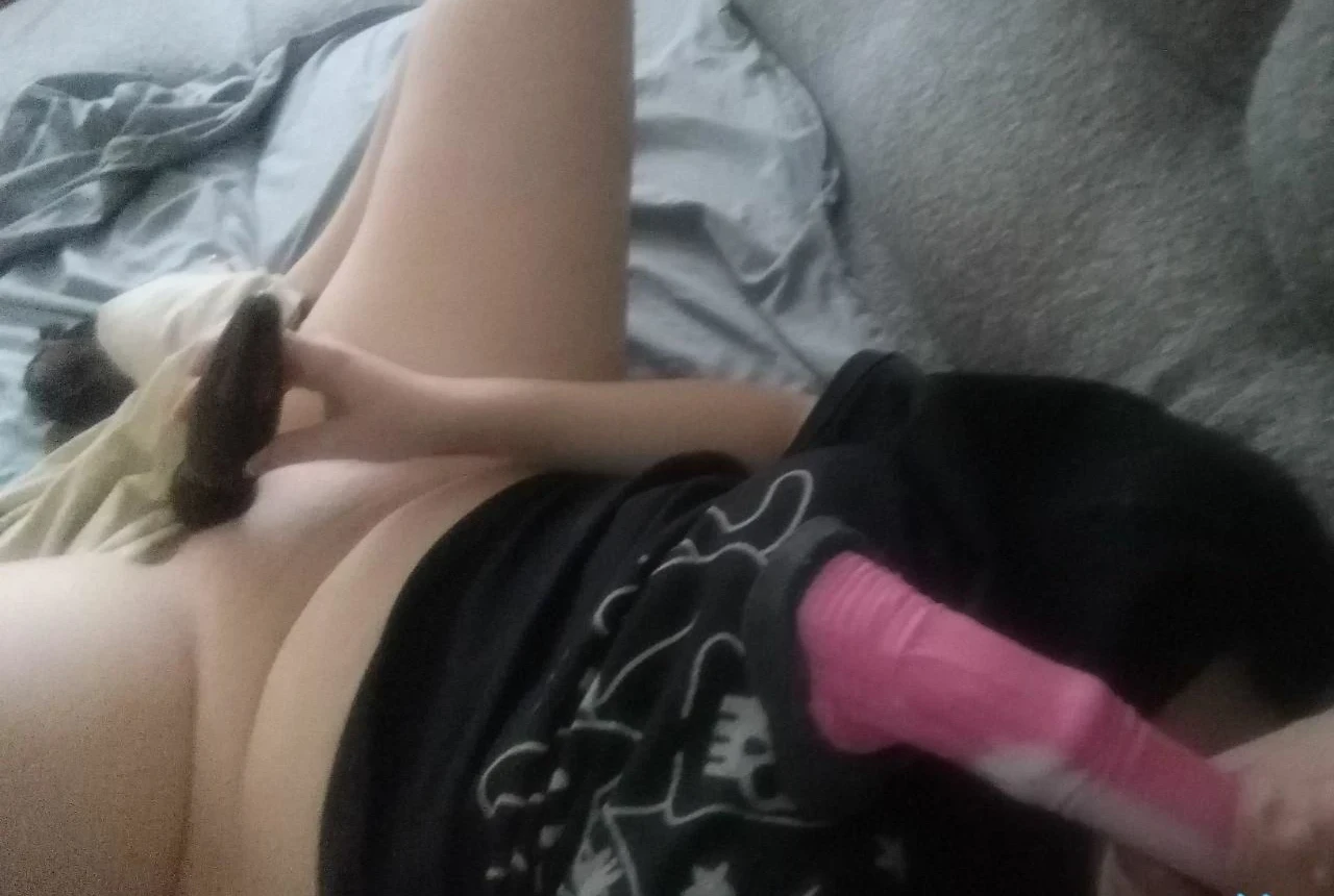 Hotwife Polya Masturbates with Vibrator - Amateur Porn Photo