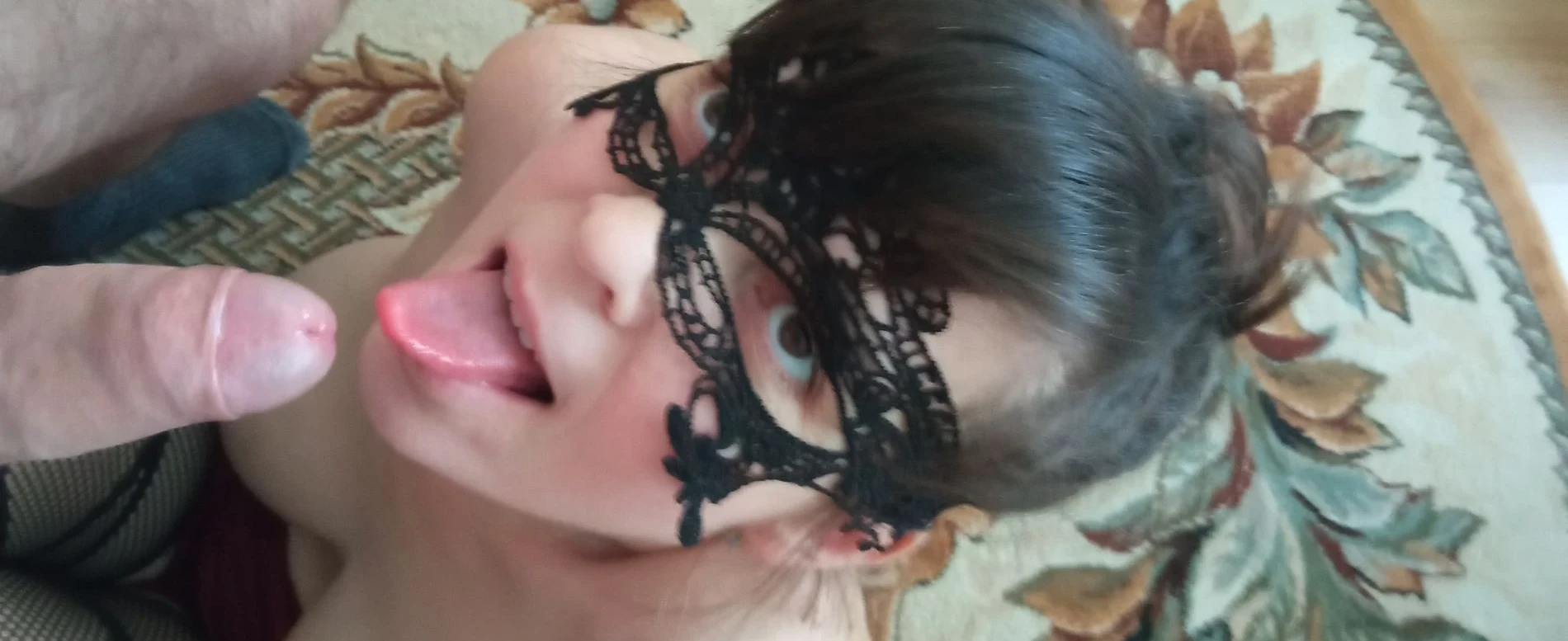 My Slut Sucks Cock: Amateur Porn Photo