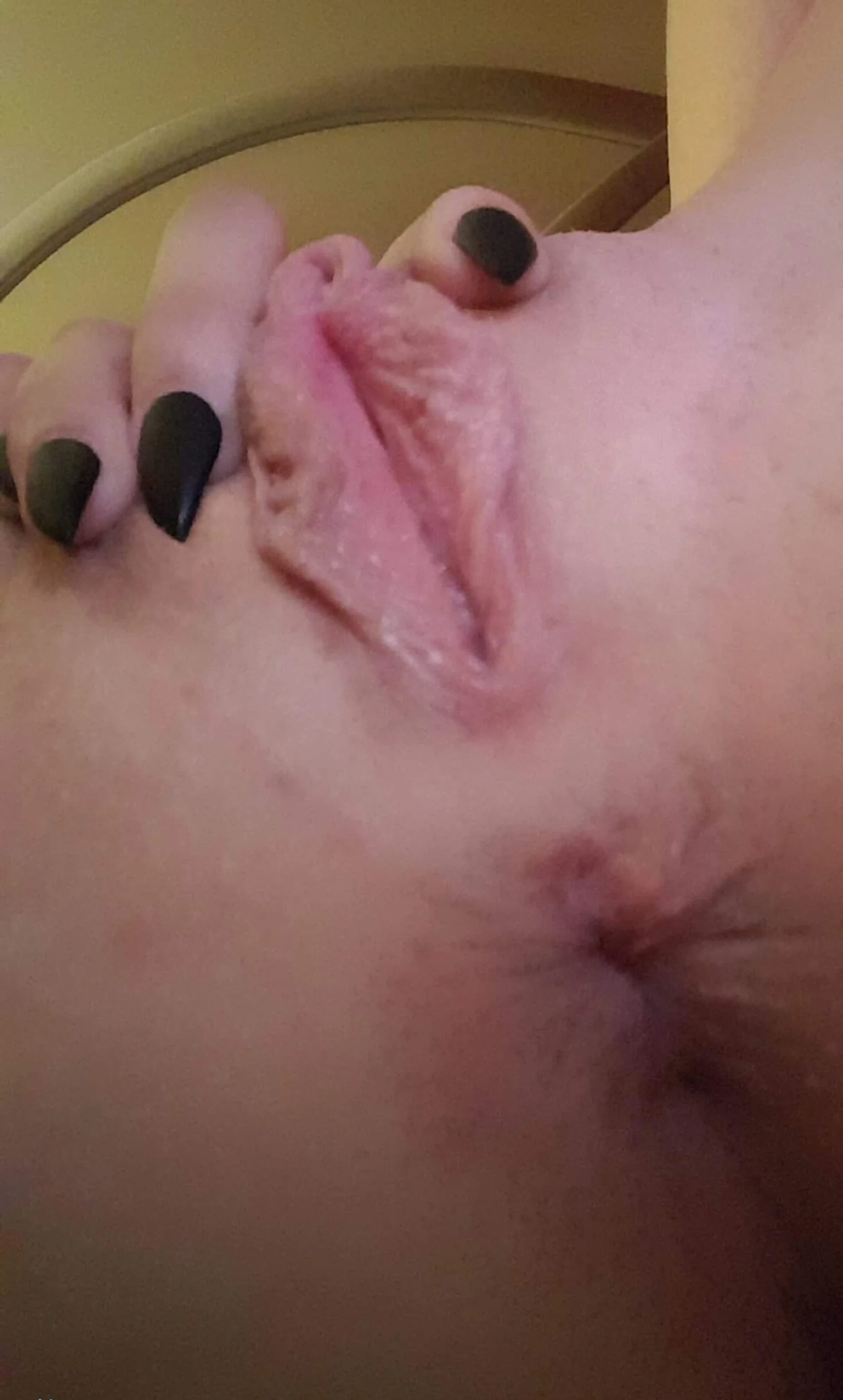 Young Brunette with Nose Piercing in Explicit Amateur Porn Photo