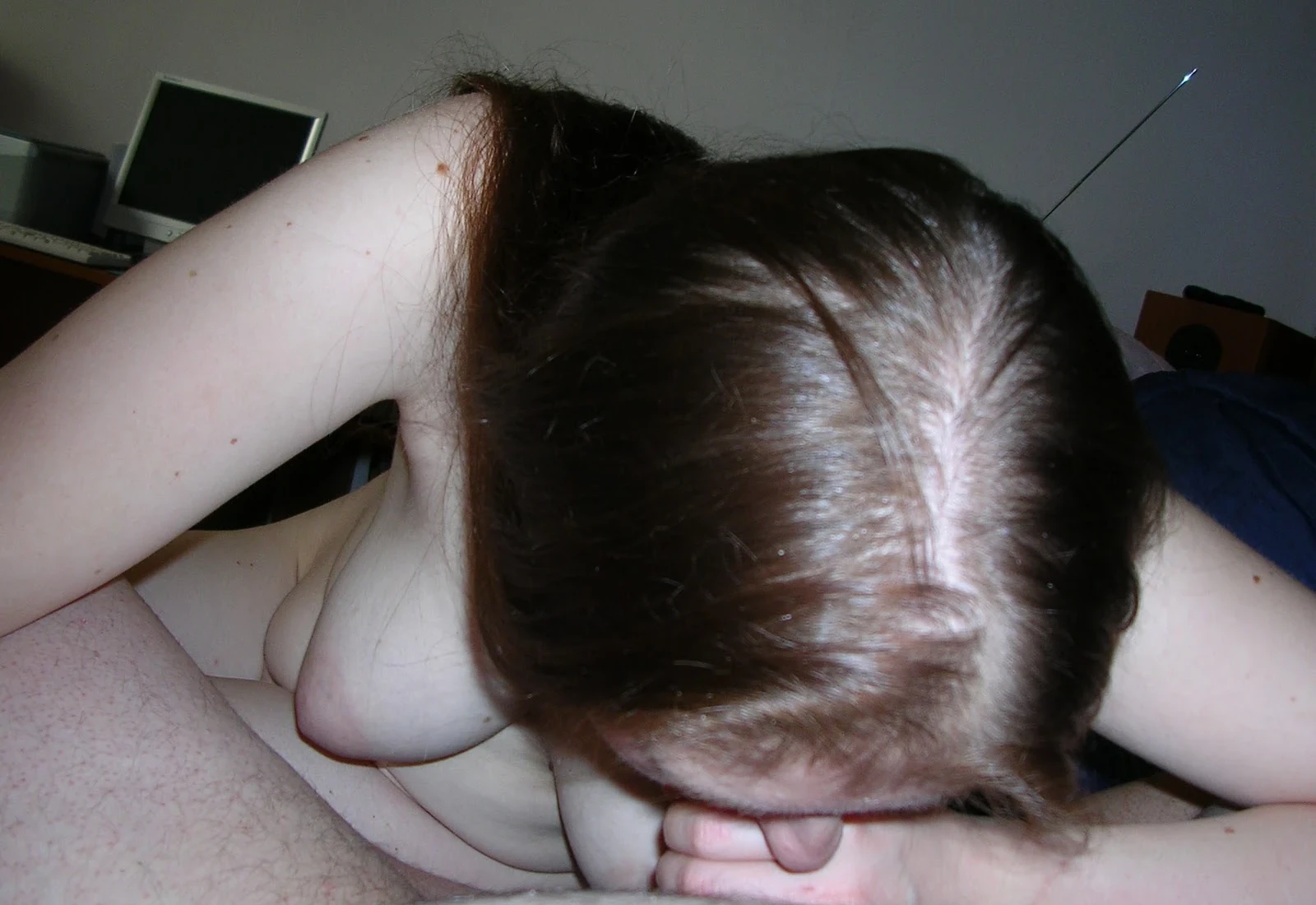 Monica Loves Sucking Cock: Explicit Amateur Porn Photo