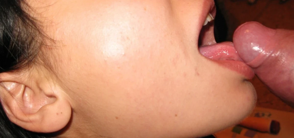 Hot Blowjob After Sexy Strip Tease Amateur Porn Pic