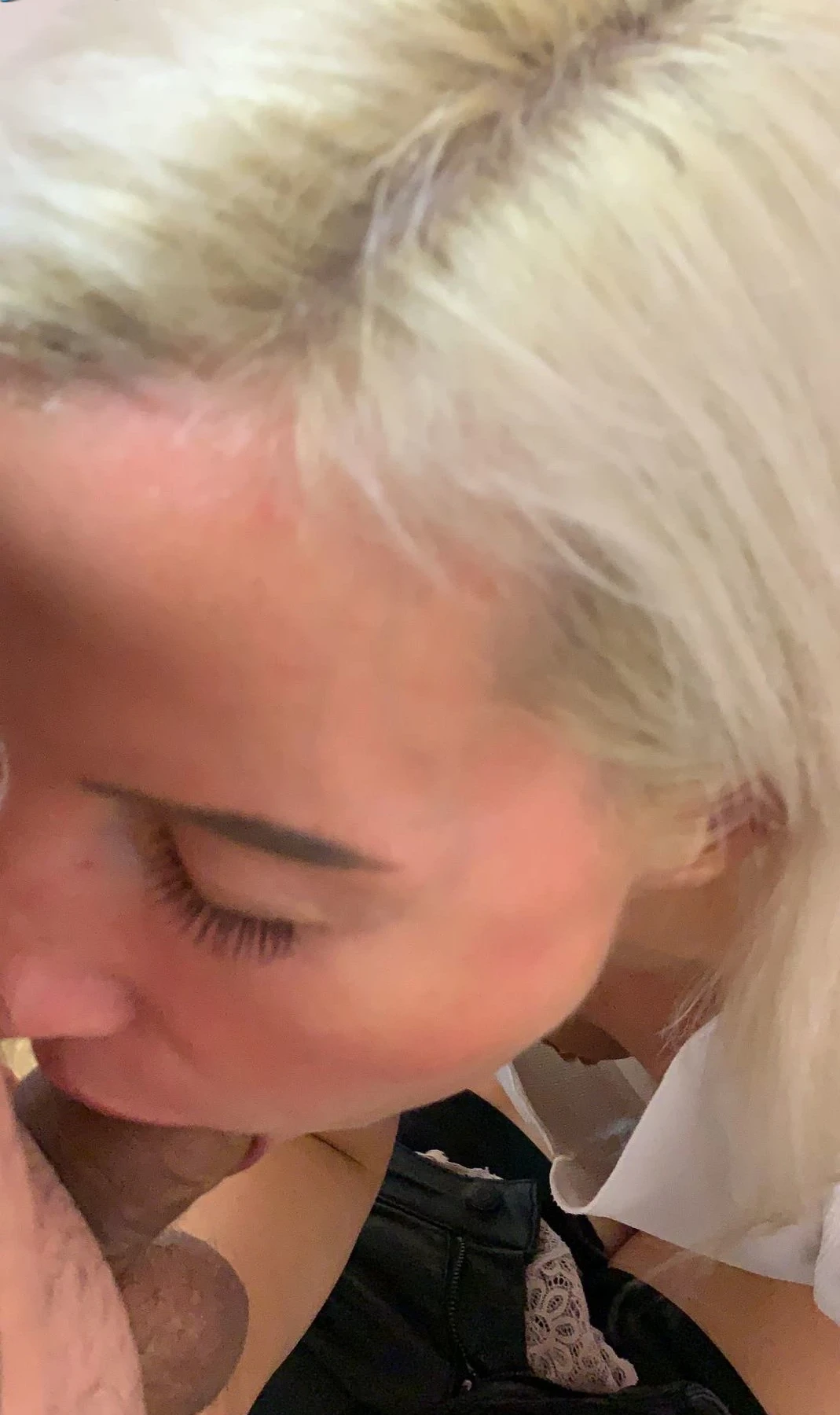 Raw Toilet Blowjob: Amateur Porn Photo with Explicit Oral Sex Action