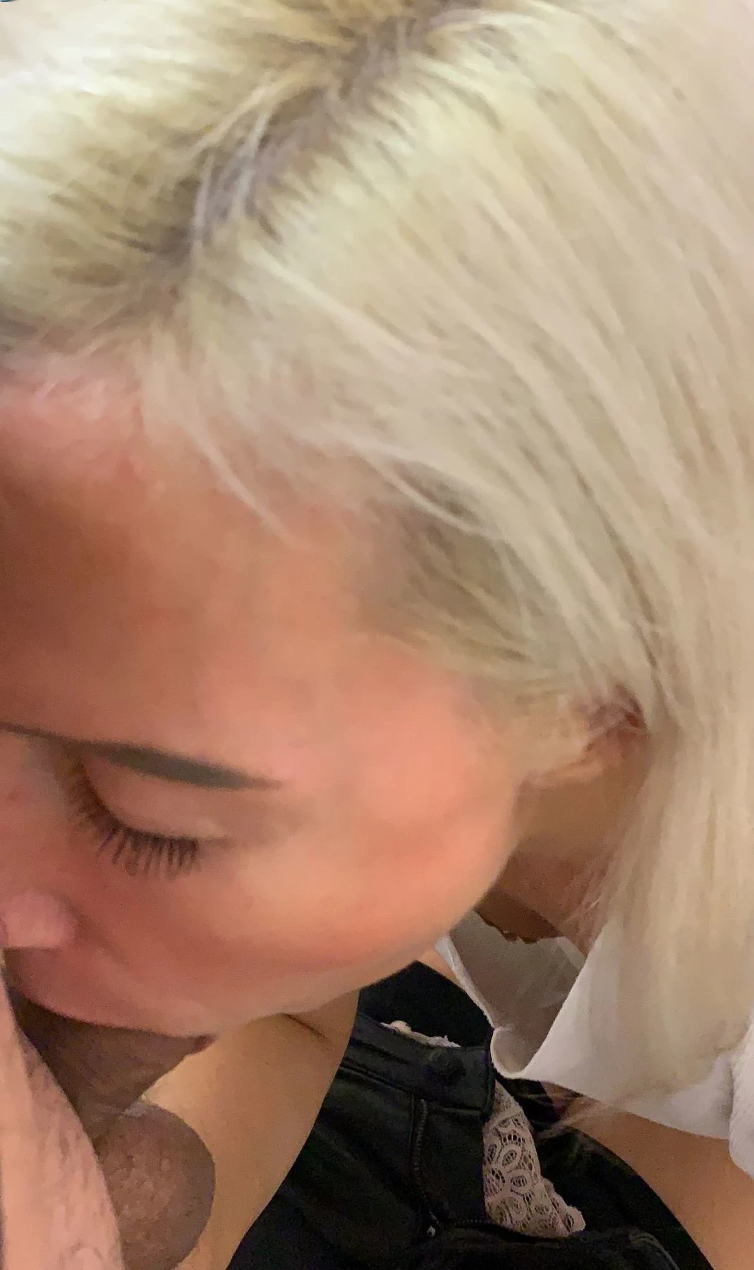 Raw Toilet Blowjob: Amateur Porn Photo with Explicit Oral Sex Action