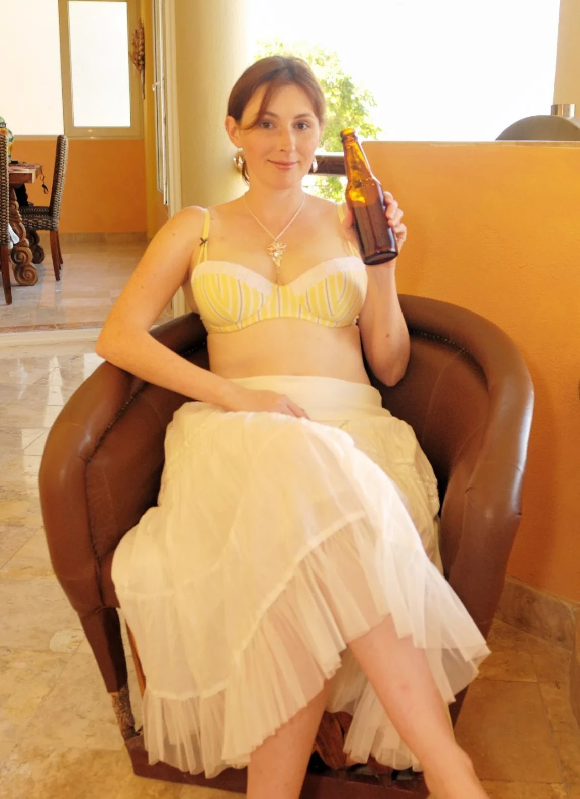 Redhead Ellie with Freckles Shows Her Holes in Amateur Porn Pic