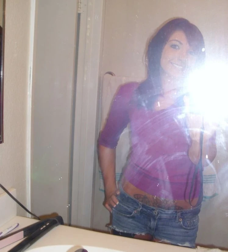 Redhead Marinika Swallows Cum in Mouth - Amateur Porn Photo