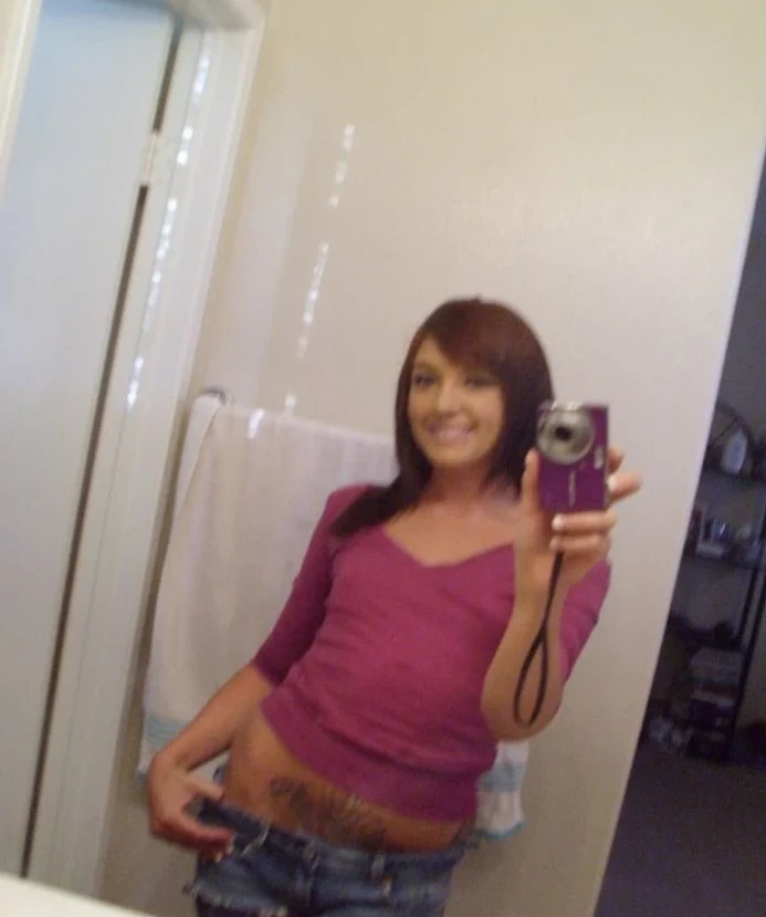 Redhead Marinika Swallows Cum in Mouth - Amateur Porn Photo