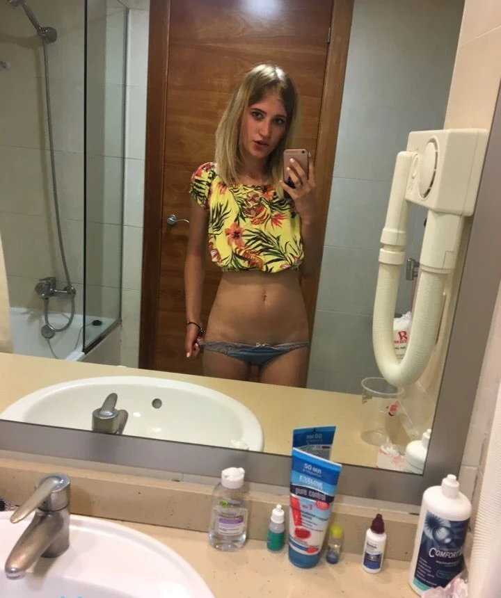 Naughty Nastya Teasing Cock - Amateur Porn Photo