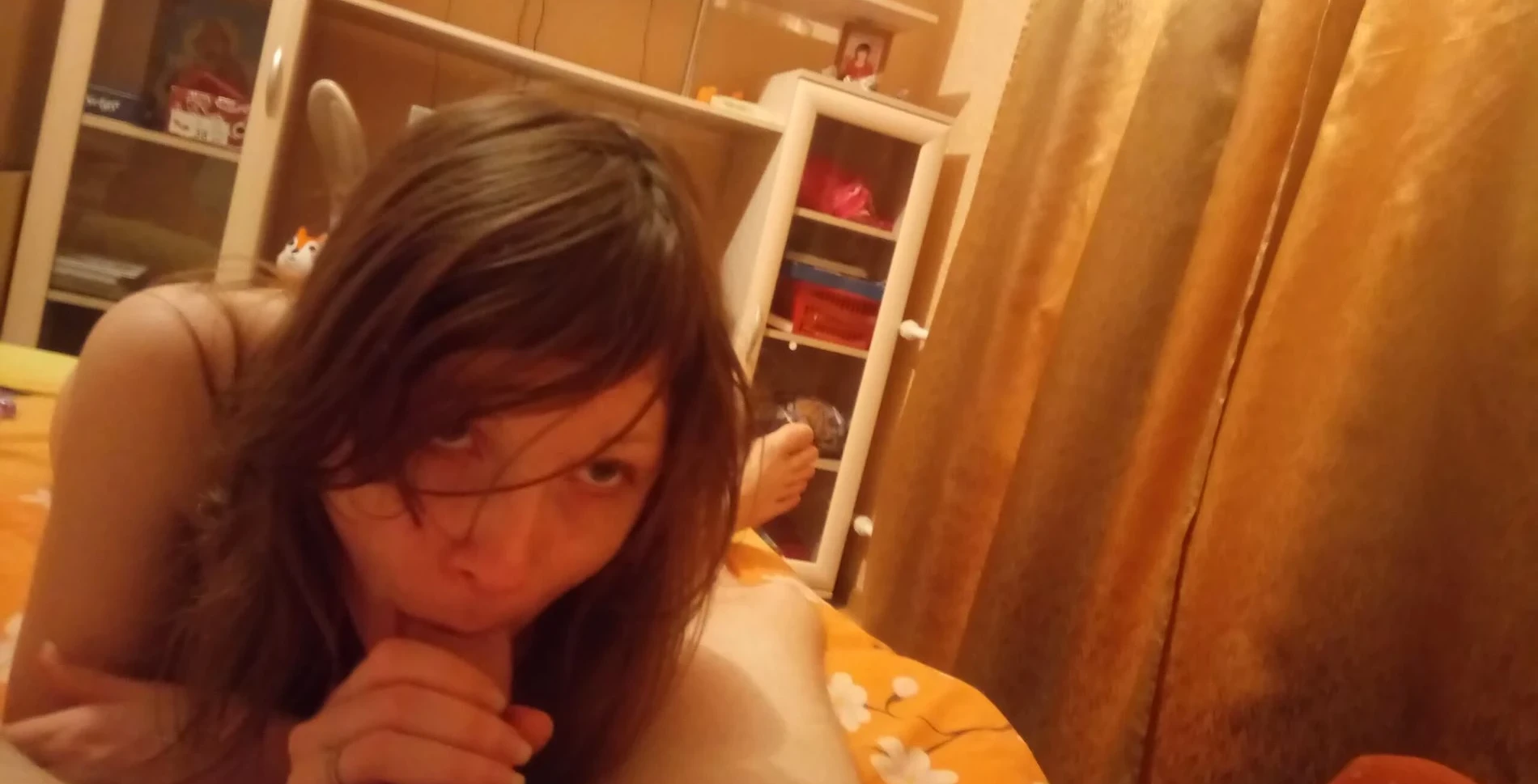 Intense Blowjob: Amateur Porn Photo with Deep Throat Action