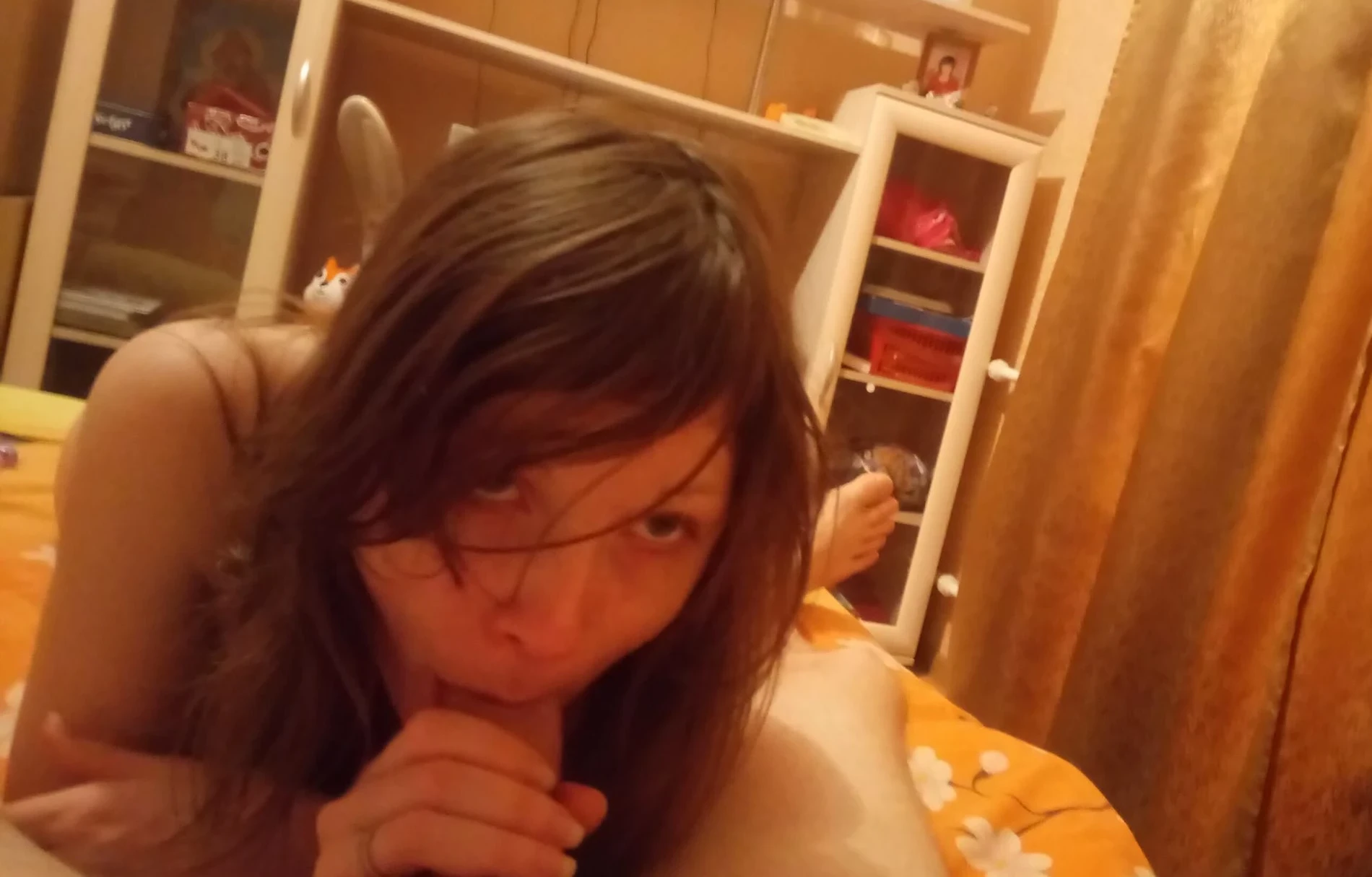 Intense Blowjob: Amateur Porn Photo with Deep Throat Action