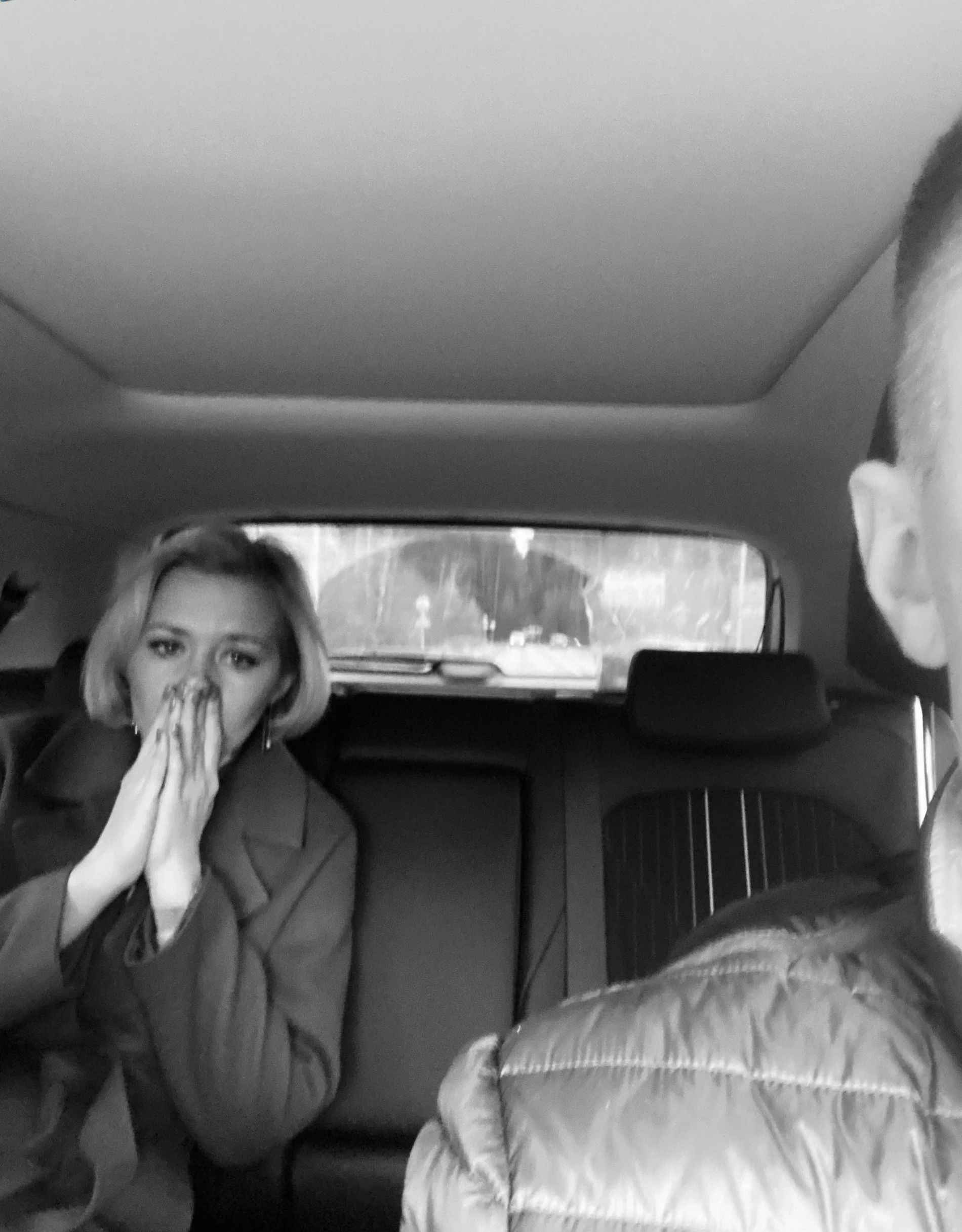 Hot Wife Gives Blowjob in Car - Amateur Porn Photos