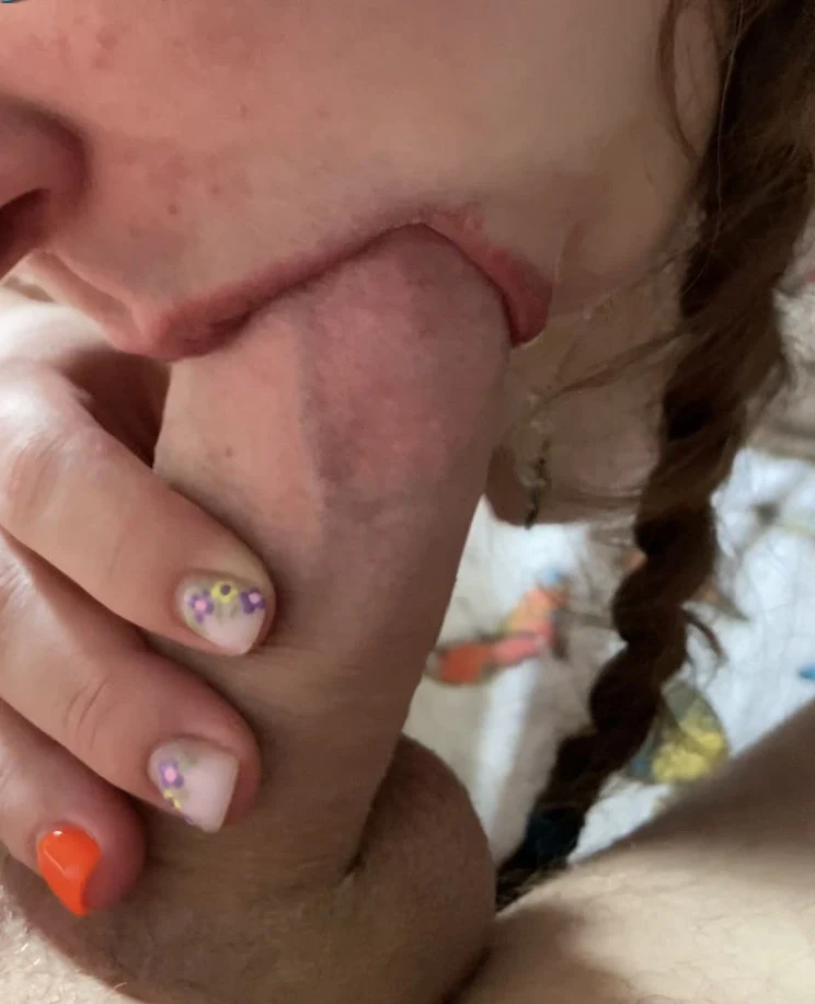 Passionate Wife Lovingly Strokes My Cock - Amateur Porn Photo