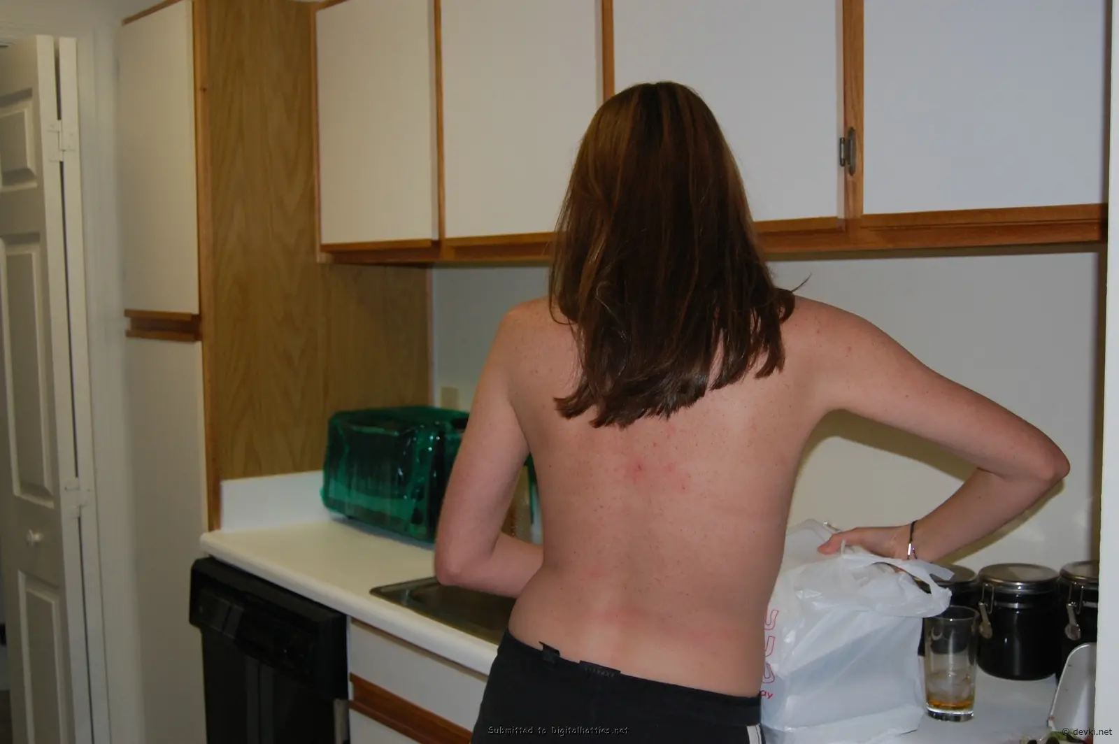 Bitch Plays with Cock: Amateur Porn Photo