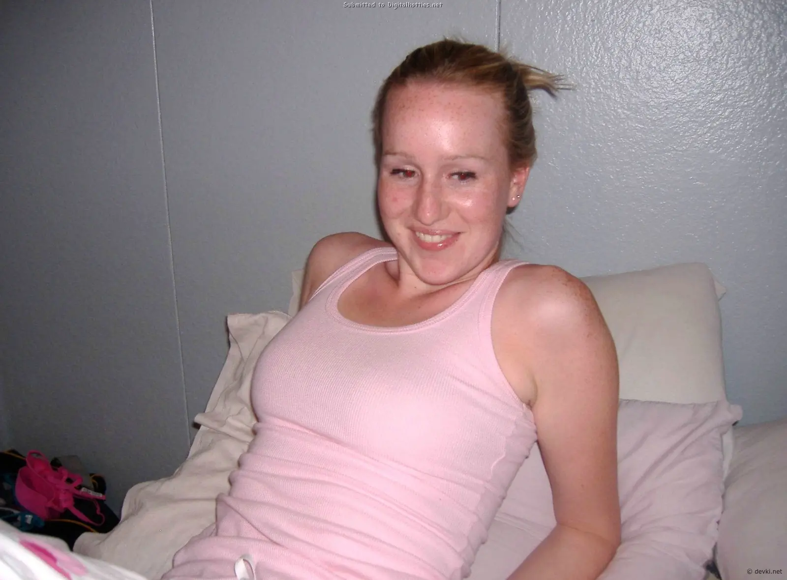 Double Blowjob: Slut Sucks Two Dicks in Amateur Porn Pic