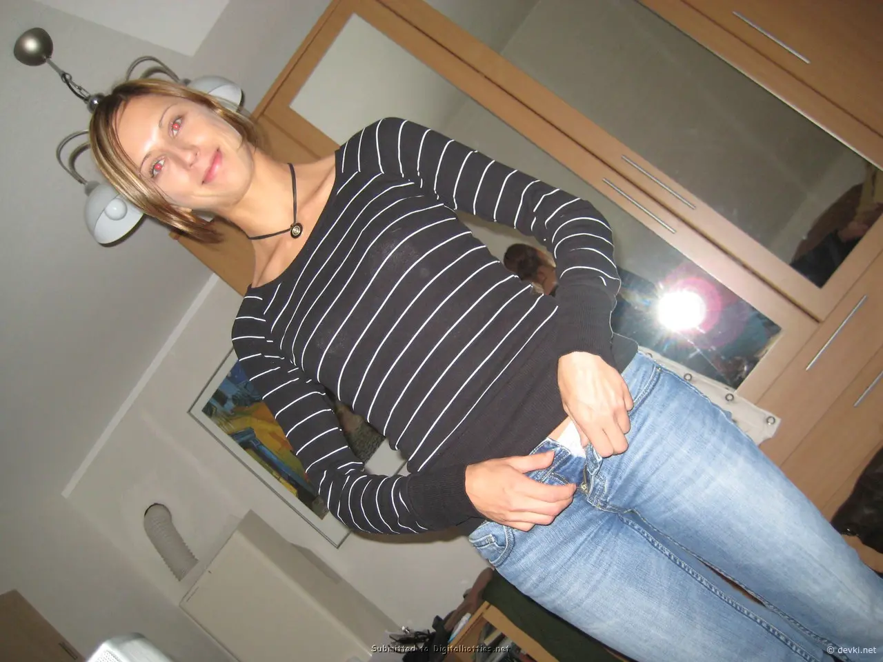 Stunning Woman Engages in Explicit Sex - Amateur Porn Photo