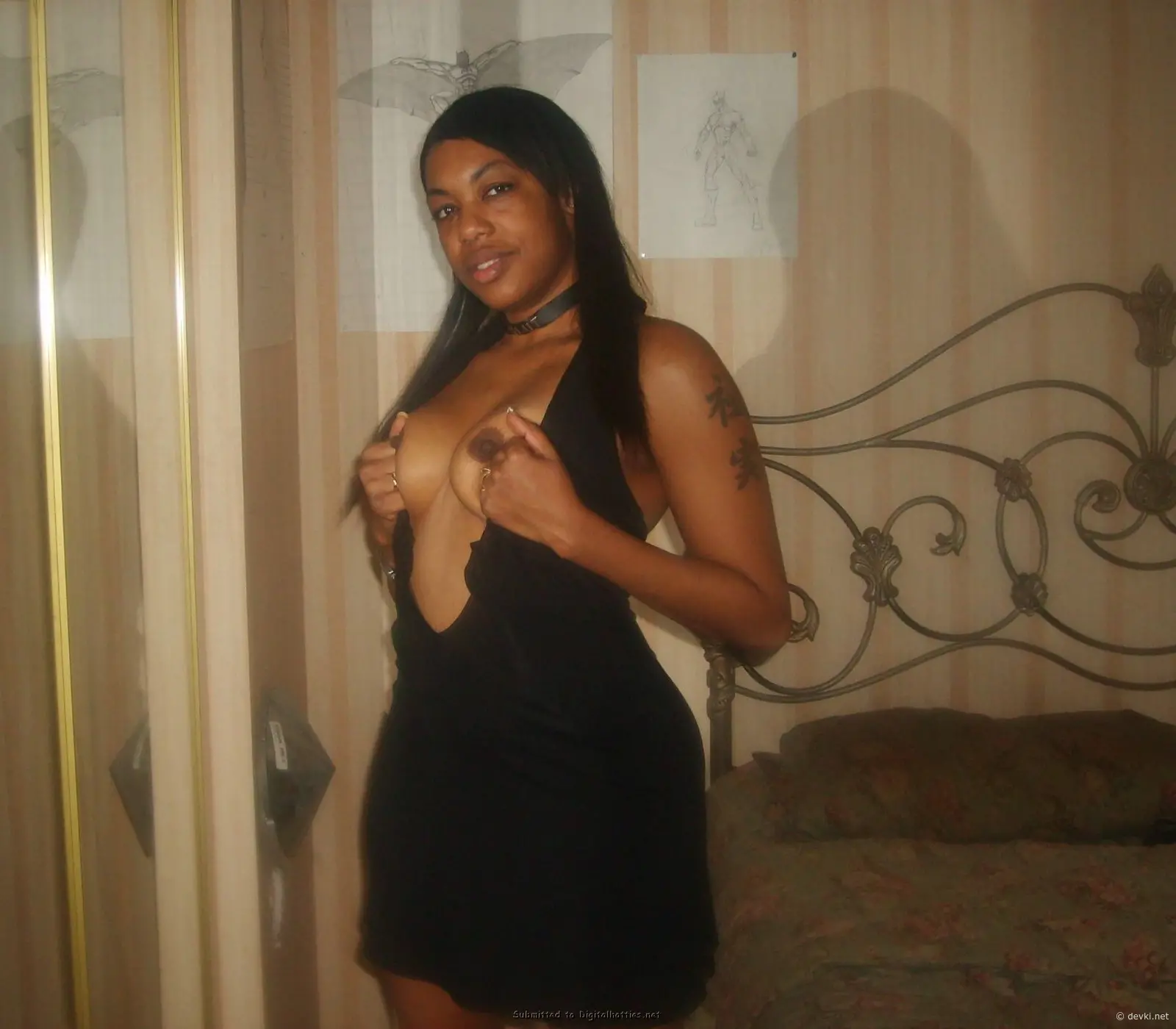 Black Babe in Hardcore Gangbang