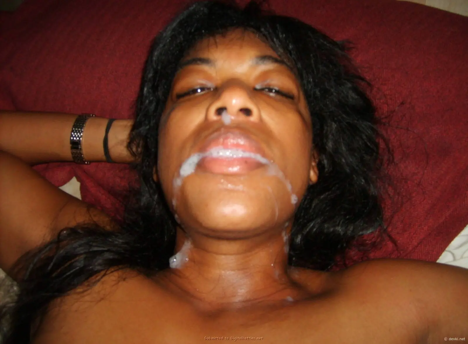 Black Babe in Hardcore Gangbang