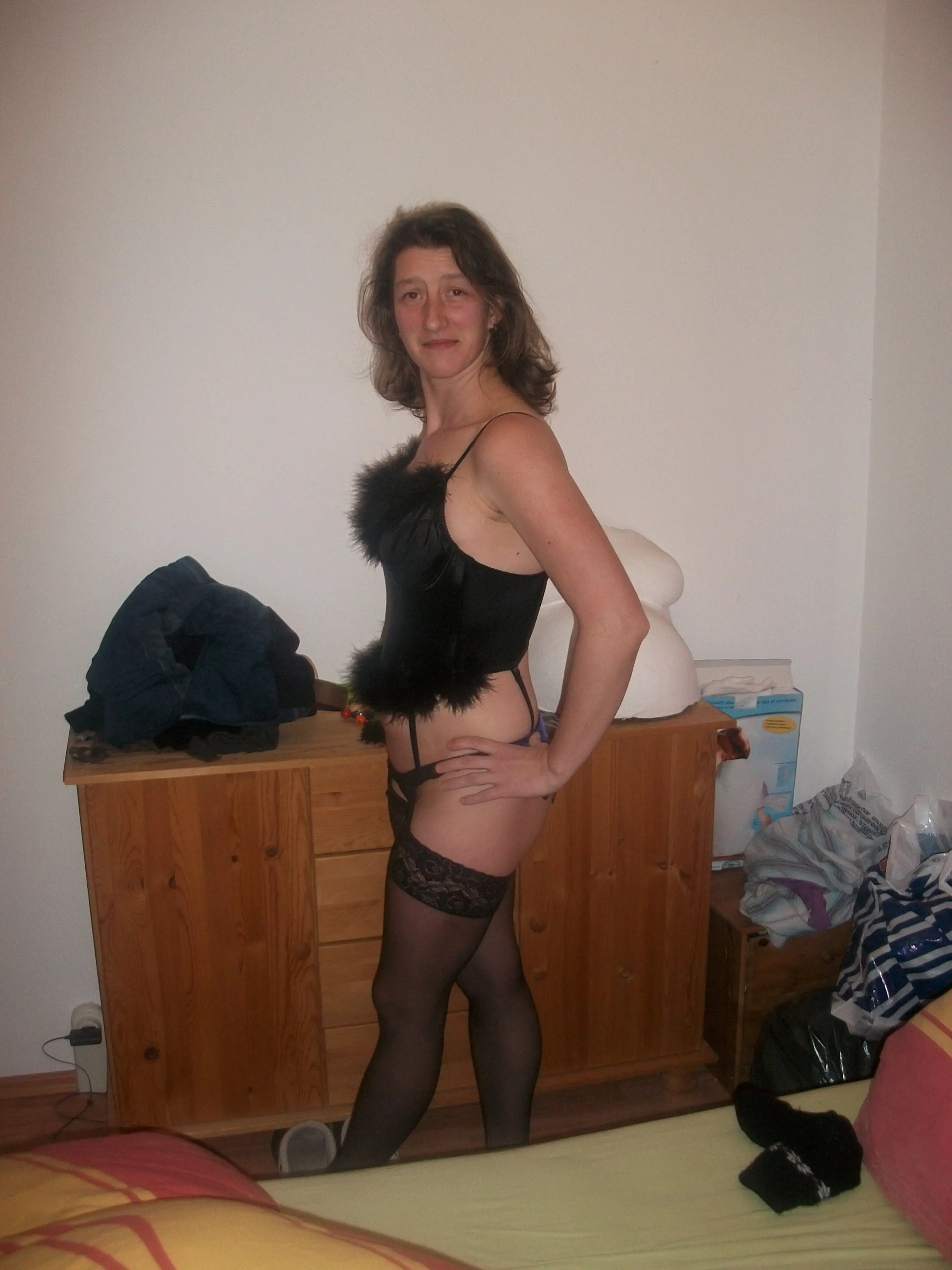 Mature Woman Engages in Explicit Sex - Amateur Porn Photo