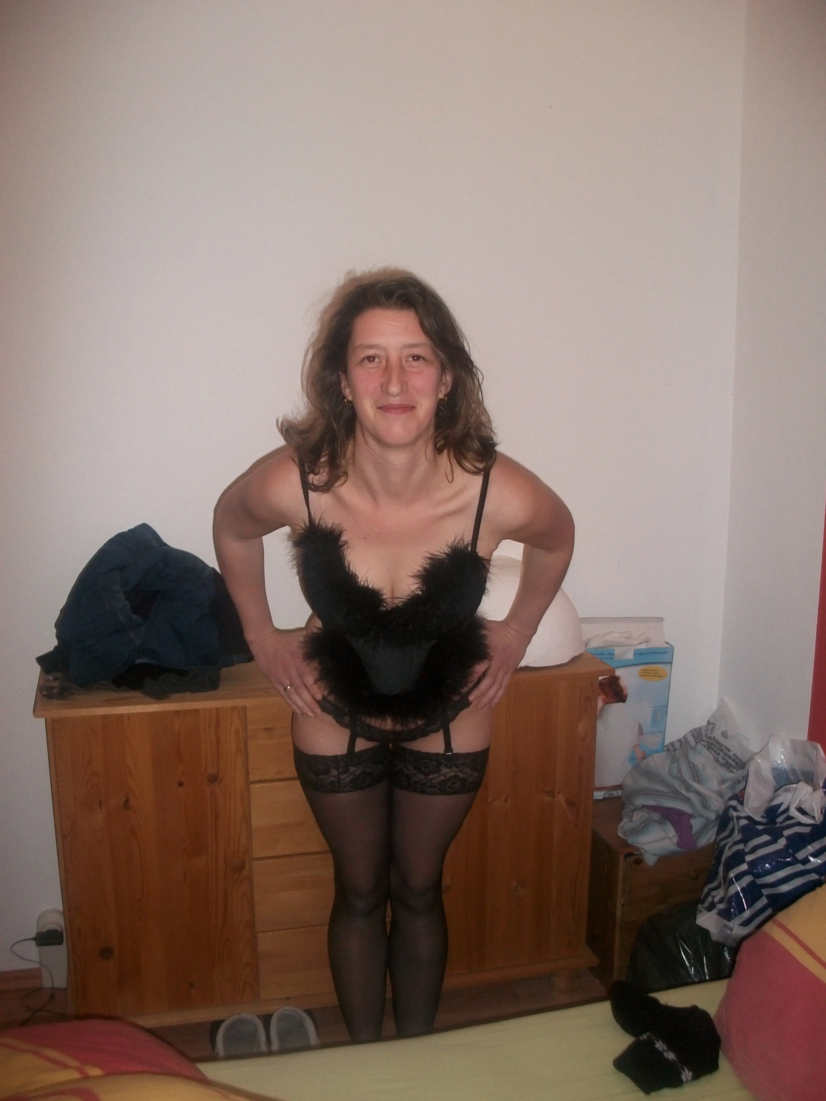 Mature Woman Engages in Explicit Sex - Amateur Porn Photo