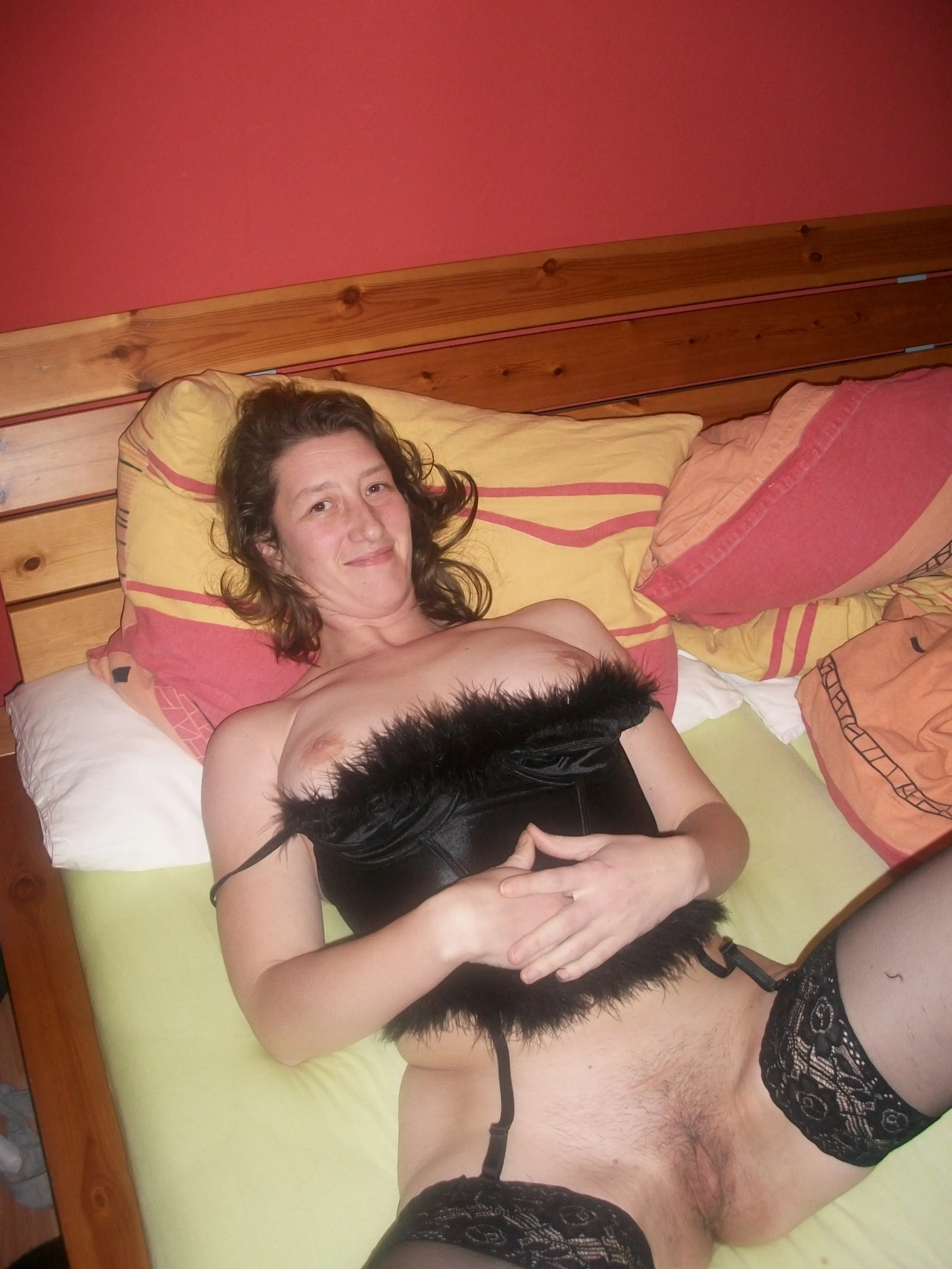 Mature Woman Engages in Explicit Sex - Amateur Porn Photo