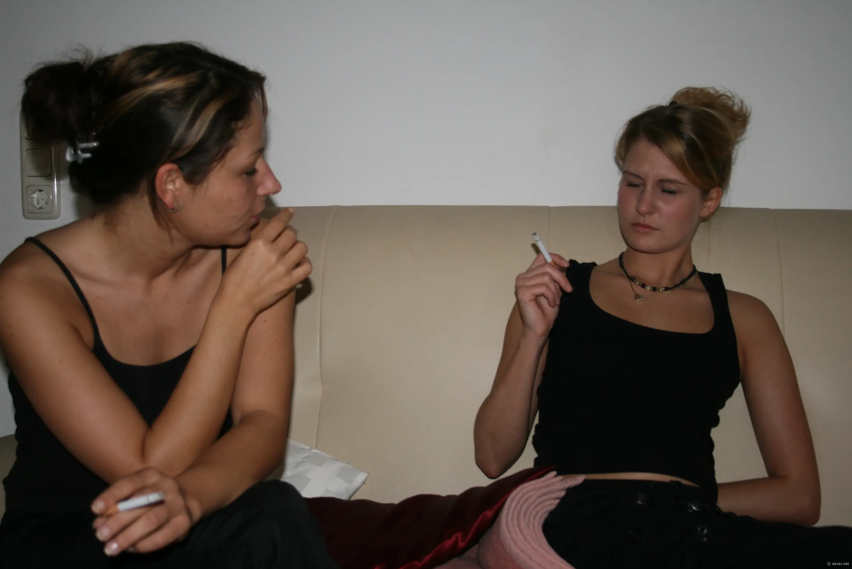 Two Women Sucking Cock: Explicit Amateur Porn Photo