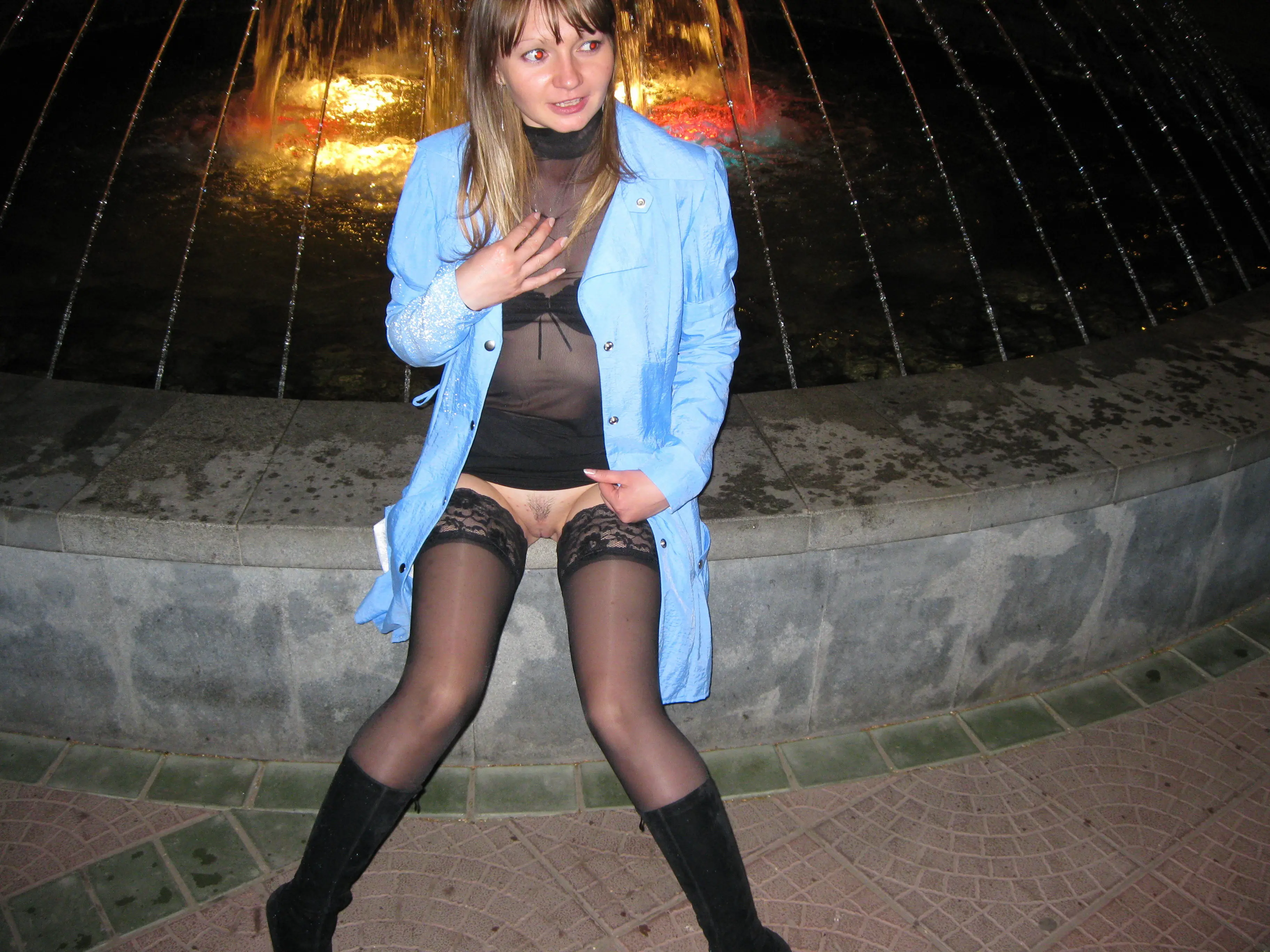 Naked Holiday Celebration with Sex - Amateur Porn Photos