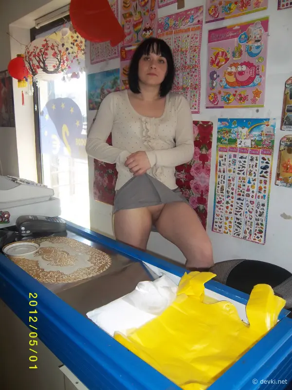 Hot Amateur Natalya from Tallinn Sucking at Work - Explicit Blowjob Photo