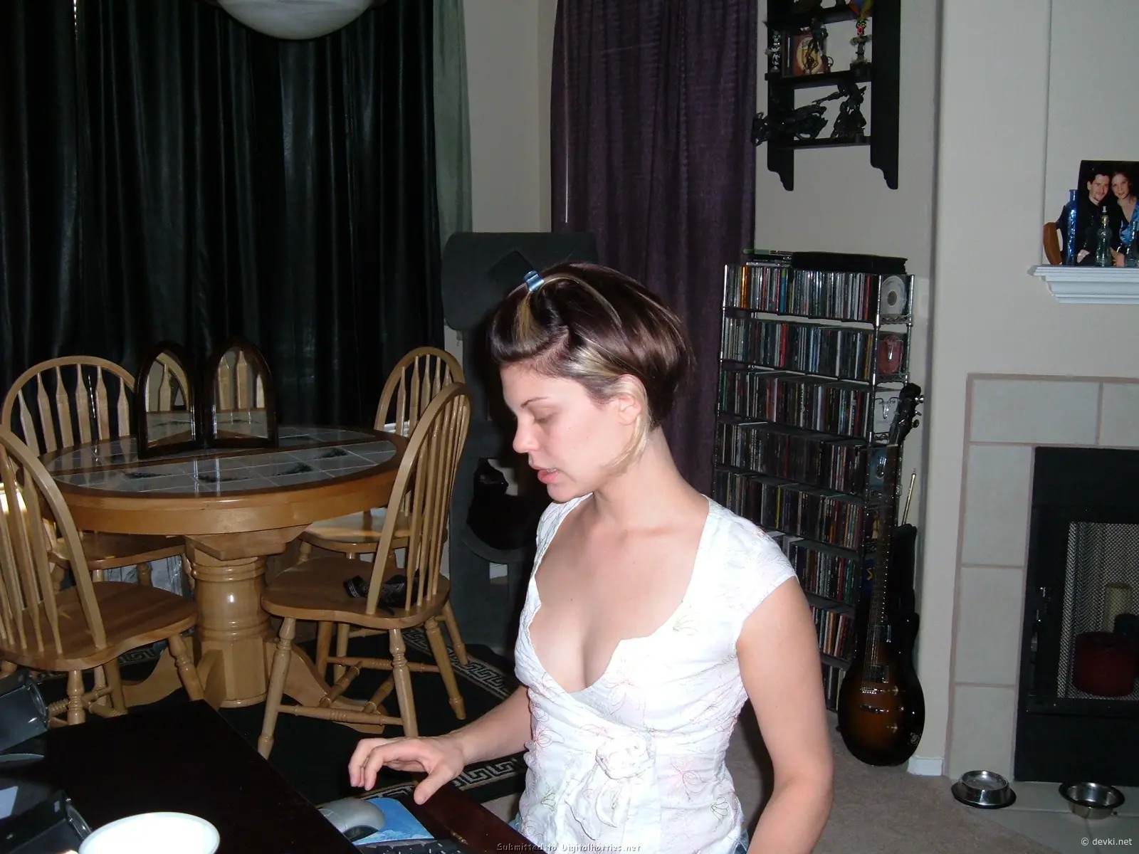 Double Pleasure: Amateur Porn Photo with Explicit Double Penetration Action