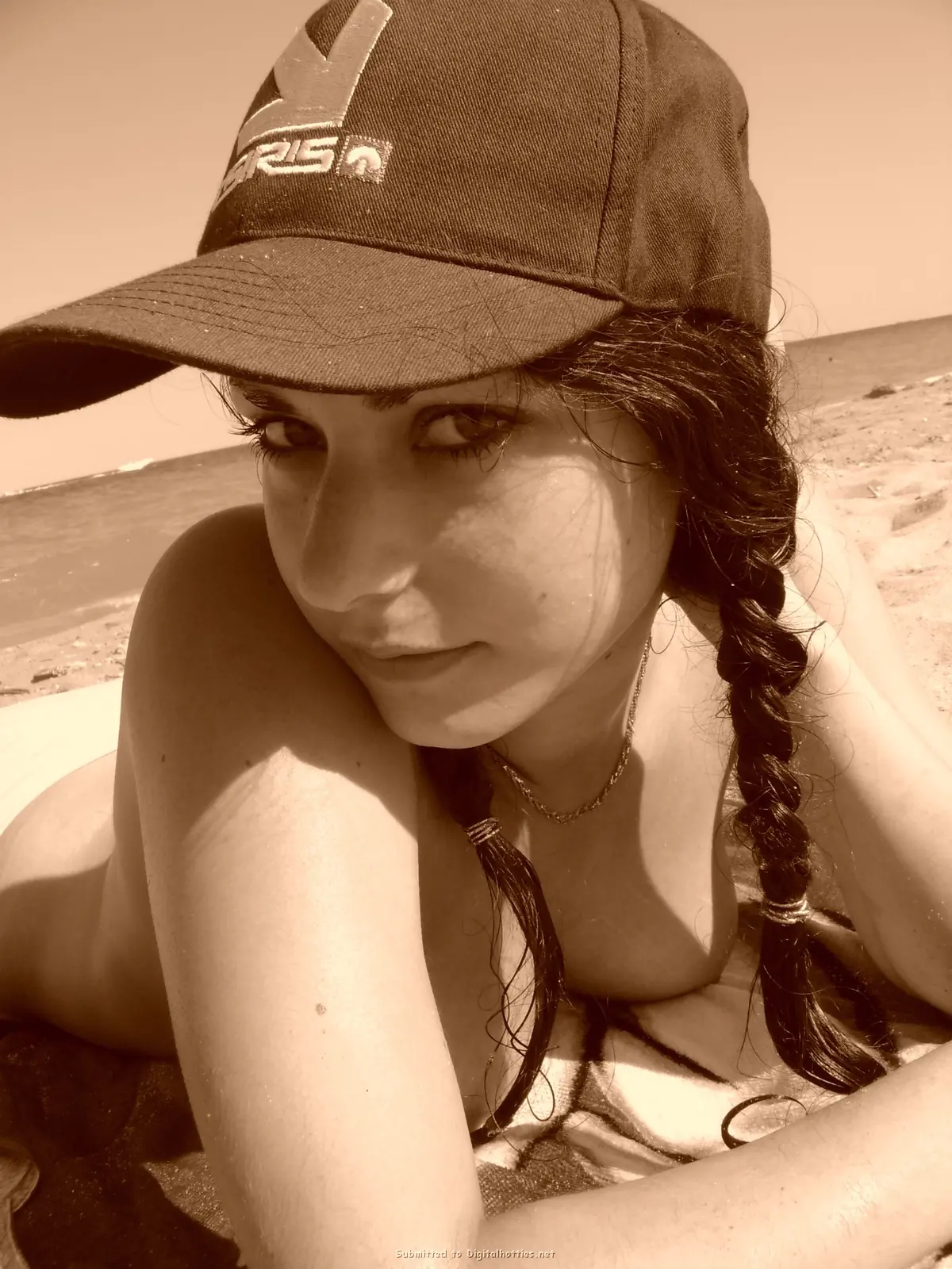 Sultry Brunette Sucks Cock and Strips Naked for Hot Amateur Porn Shoot