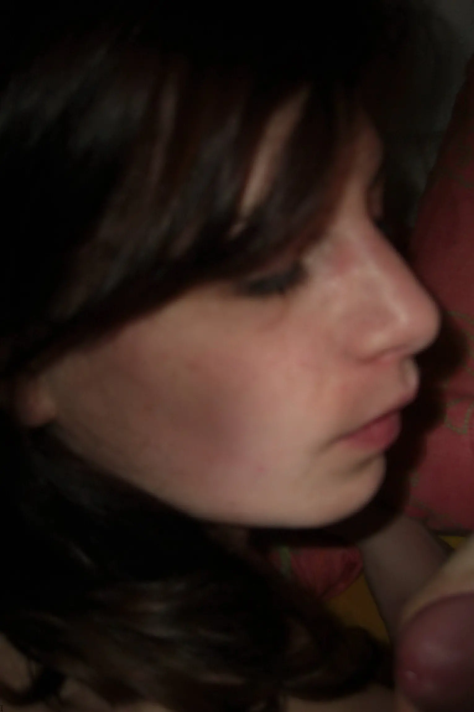 Guy thrusts thick cock into girlfriend's pussy - Amateur porn photo