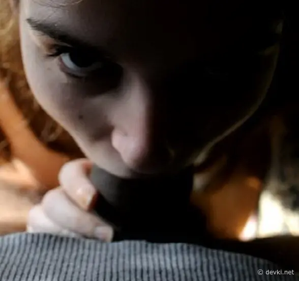 Amateur Slut Sucks Big Black Cock - Explicit Blowjob Photos