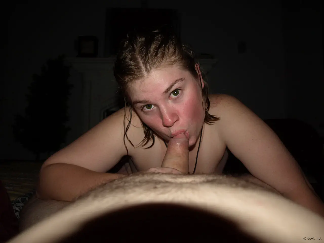 Curvy Redhead BBW Gets Fucked Hard by Boyfriend - Amateur Porn Pic