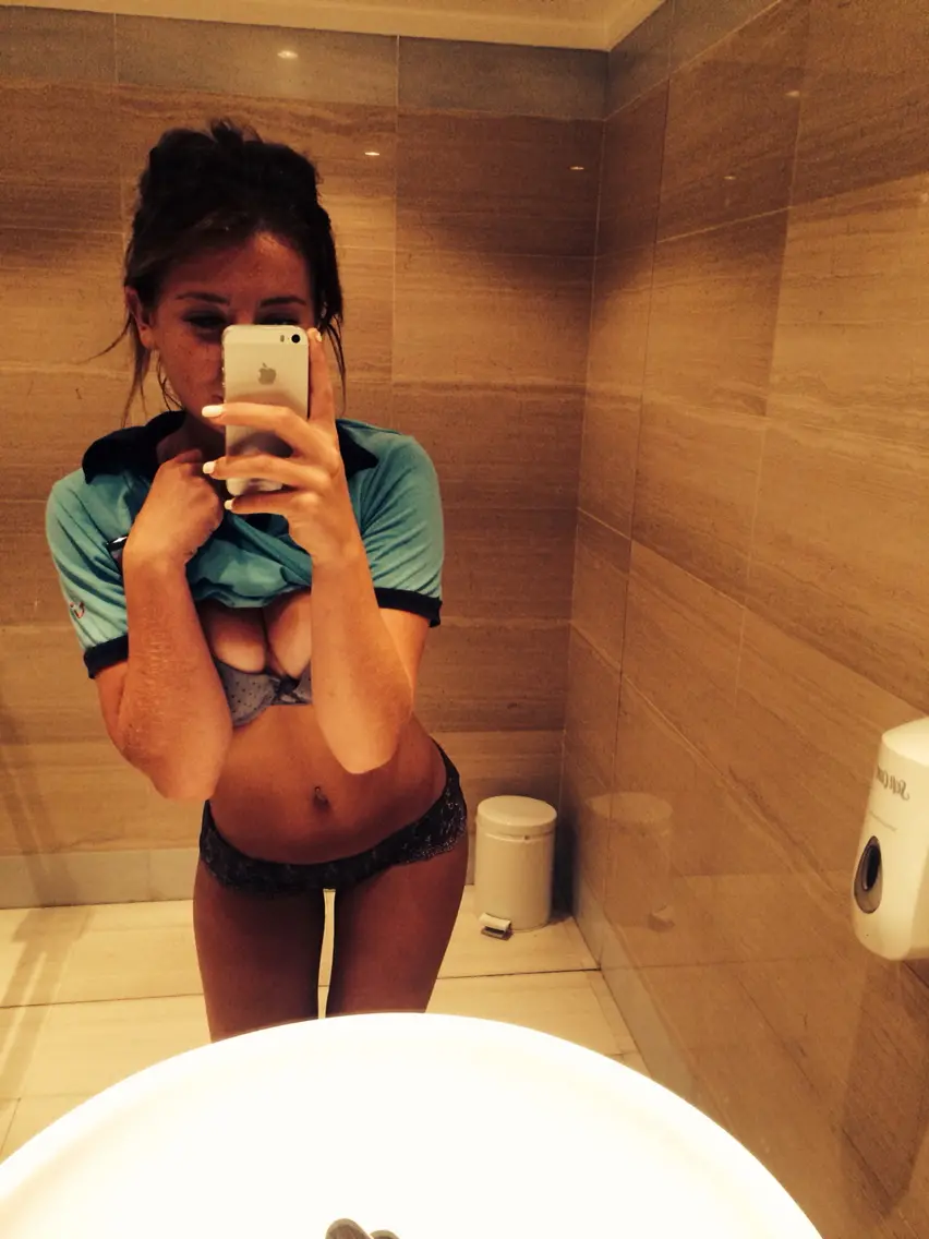 Hot babe rides boyfriend's huge cock in amateur porn pic