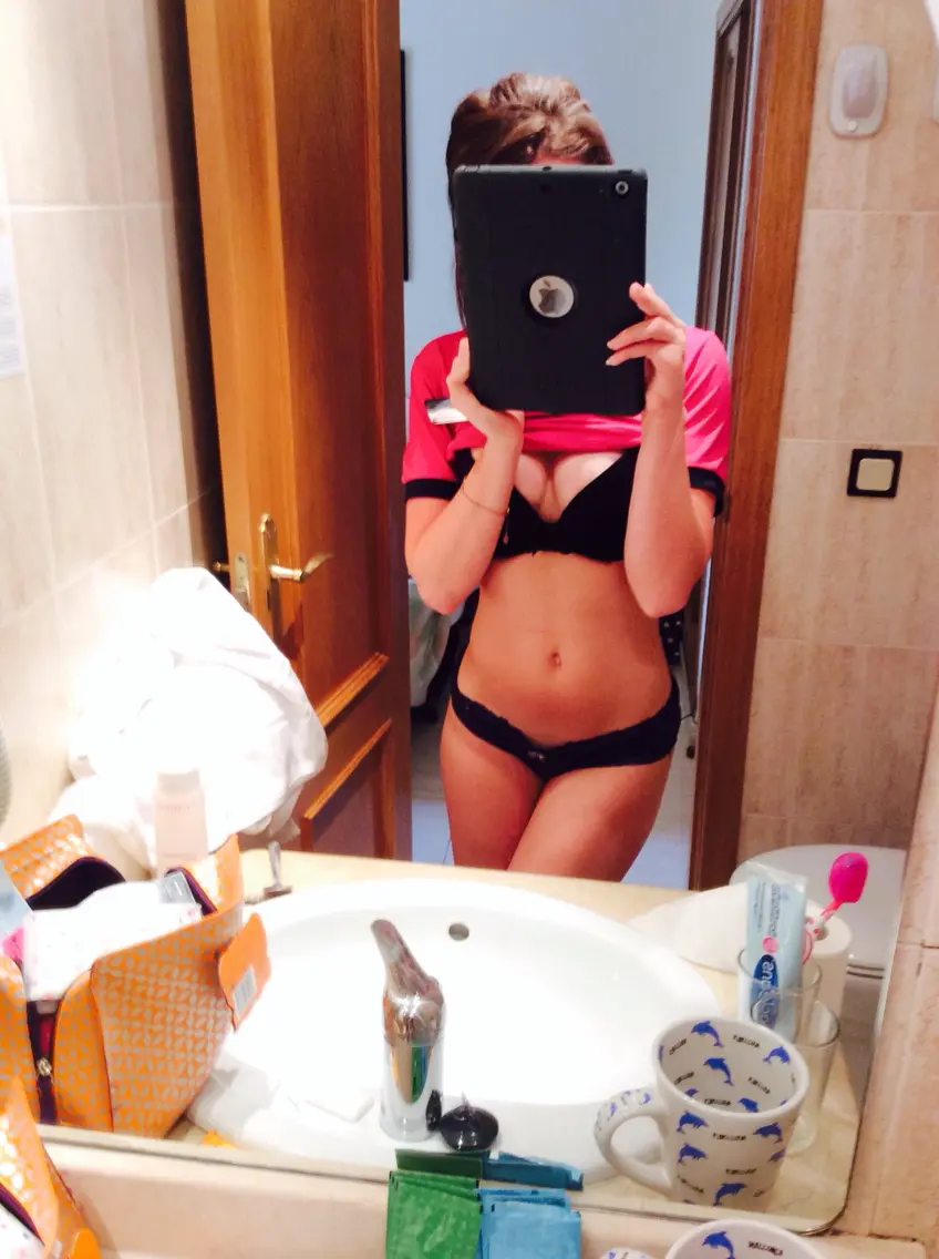 Hot babe rides boyfriend's huge cock in amateur porn pic